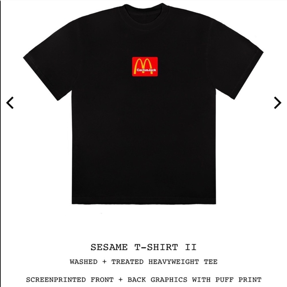Travis Scott x McDonalds Tee